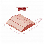 картинка Двускатные плиты «Тиволи» 906-10 (46x50)