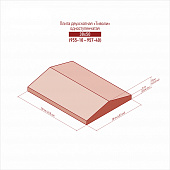 картинка Двускатные одноступенчатые плиты «Тиволи» 955-10 - 957-40 (38x50)